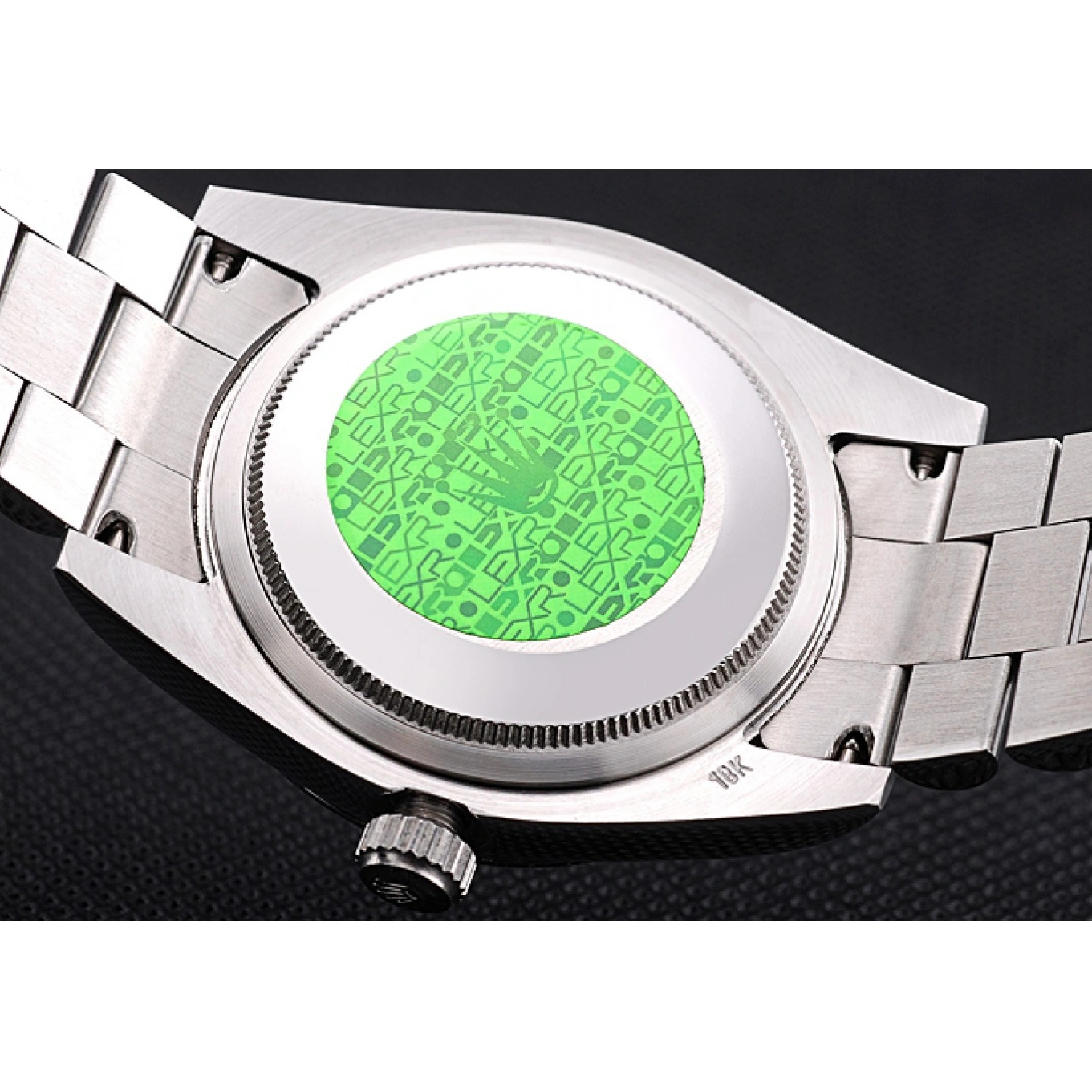 Aaa replica watch Day-Date Dial Steel Stainless Silver Polished Rolex 1025